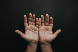 Hand gestures for business presentations