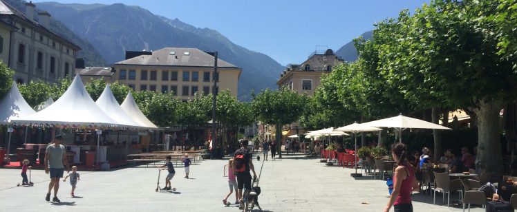 Martigny training center village square