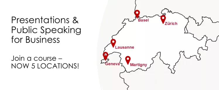 Presentation Training Locations in 5 Swiss Cities