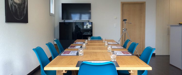Training room for presenter skills in Switzerland